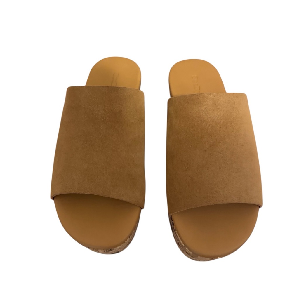 Tan Slide Sandals